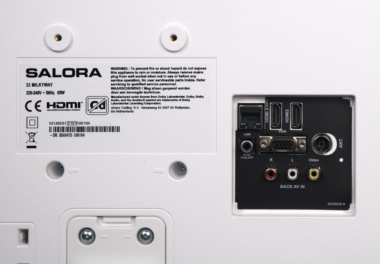 Salora MILKYWAY 32 met Google Android TV, chromecast ingebouwd, WiFi