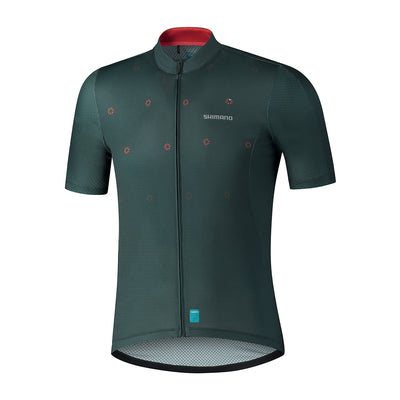 Shimano Aerolite fietsshirt korte mouwen groen heren