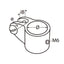 Marinetech 8309420 Buiskap Middenconnector 20mm
