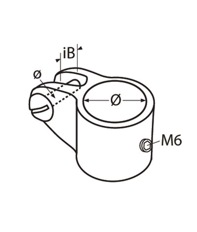 Marinetech 8309420 Buiskap Middenconnector 20mm