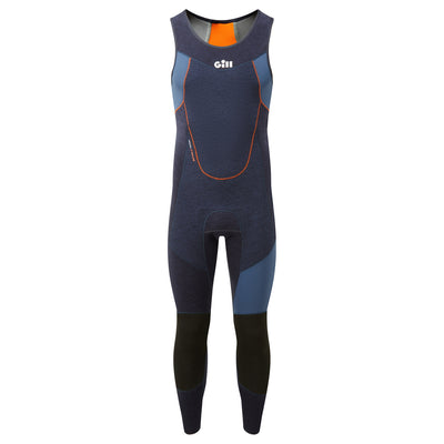 Gill Race FireCell Skiff Suit 3.5 mm long john wetsuit blauw kinder
