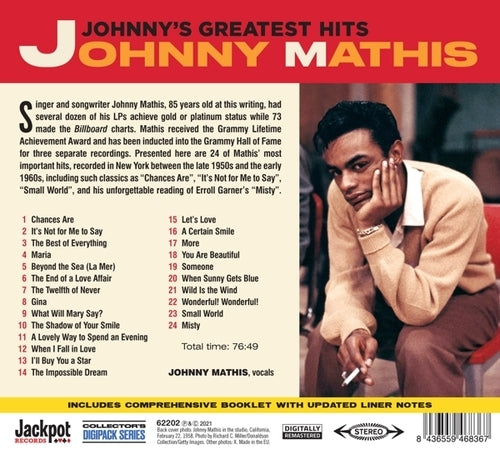 Bertus Johnny Mathis Greatest Hits