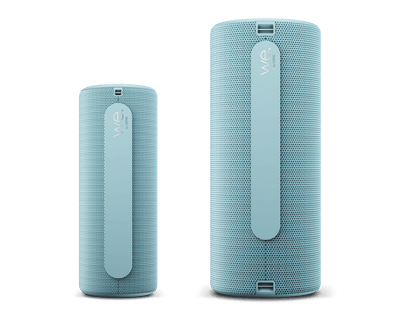We. By Loewe HEAR 2 aqua blue Bluetooth speaker
