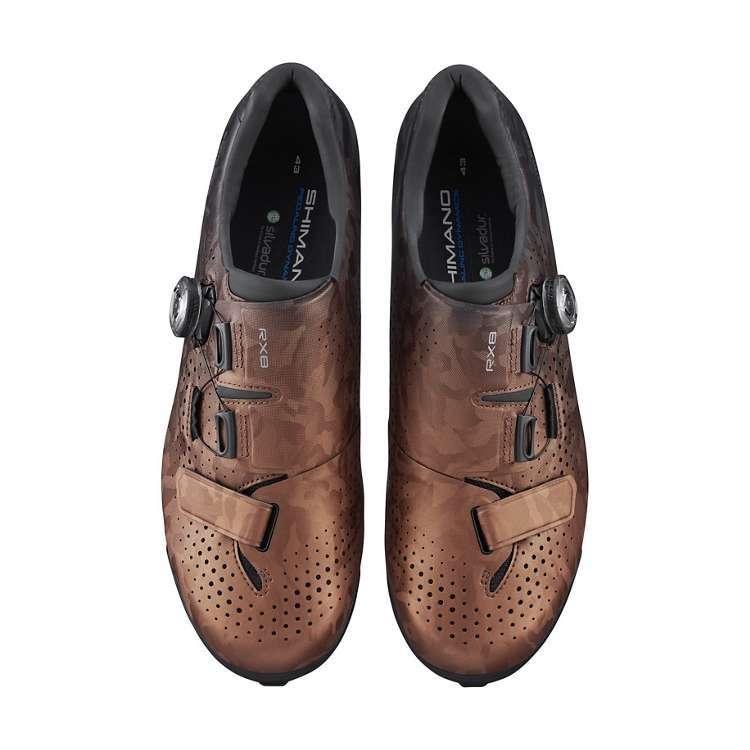 Shimano RX800 gravelbikeschoenen brons heren