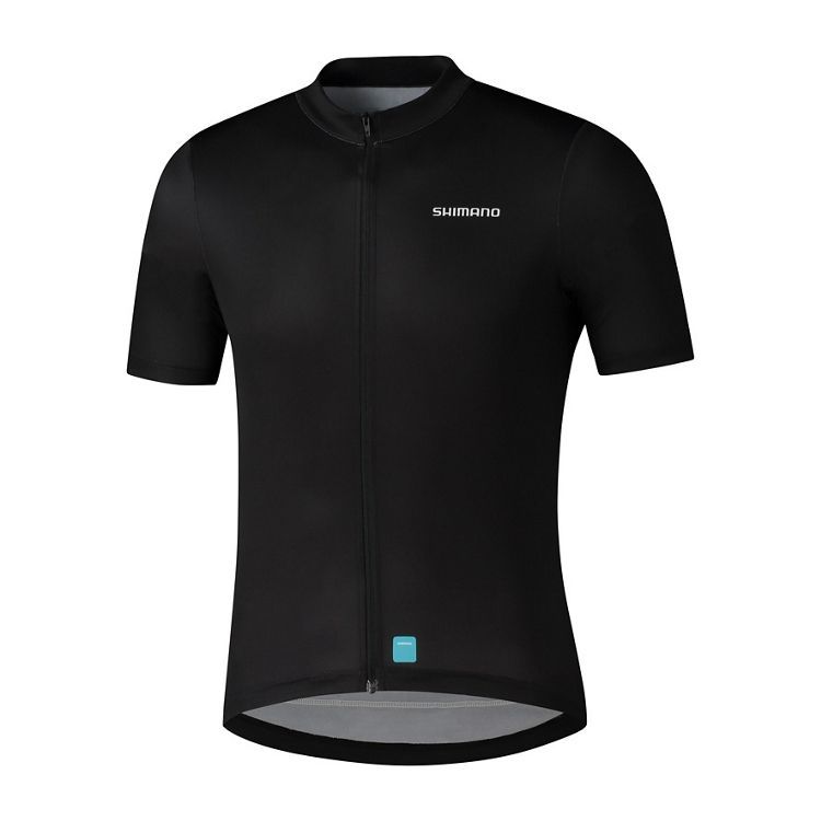 Shimano Element fietsshirt korte mouwen zwart heren