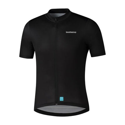 Shimano Element fietsshirt korte mouwen zwart heren