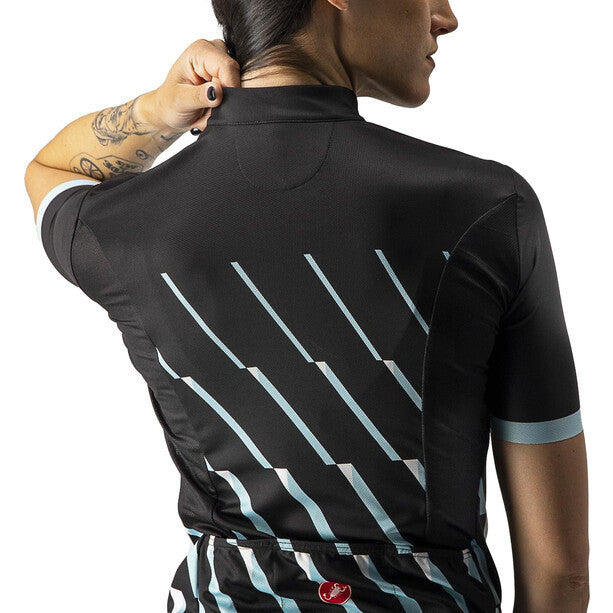 Castelli Pendio fietsshirt korte mouwen zwart dames