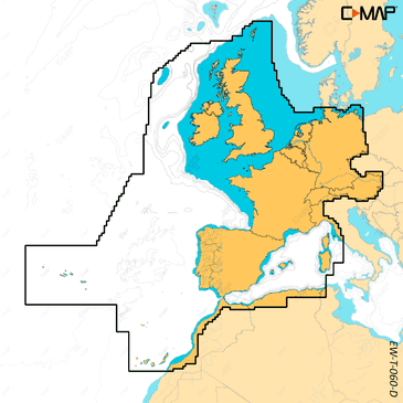 C-Map EW-T-060-D-MS Discover X Centraal-West Europa kaart met 60 euro C-Map spring deal