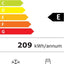 Schneider SCCB250VB Vintage Look koel-vriescombinatie
