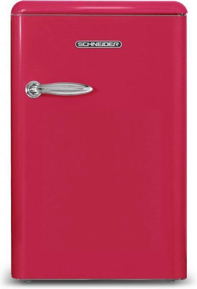 Schneider SCTT115VHAW koel-vriescombinatie met Vintage Look roze (donker)
