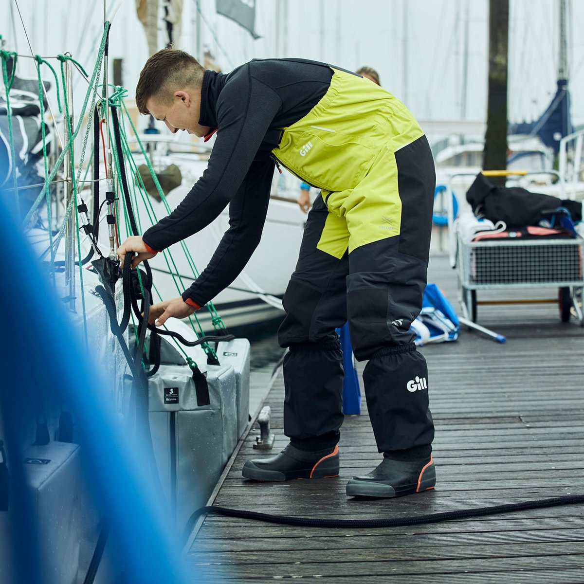 Gill OS2 Offshore zeilbroek geel heren