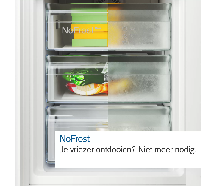 Bosch KGN362IDF koel-vriescombinatie RVS