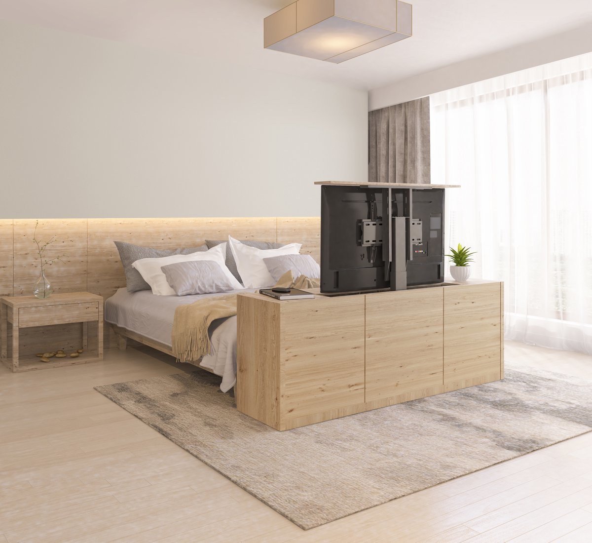 Golden Note GN33-2 elektrische lift geschikt voor 32 tot 65 inch televisie, met afstandsbediening