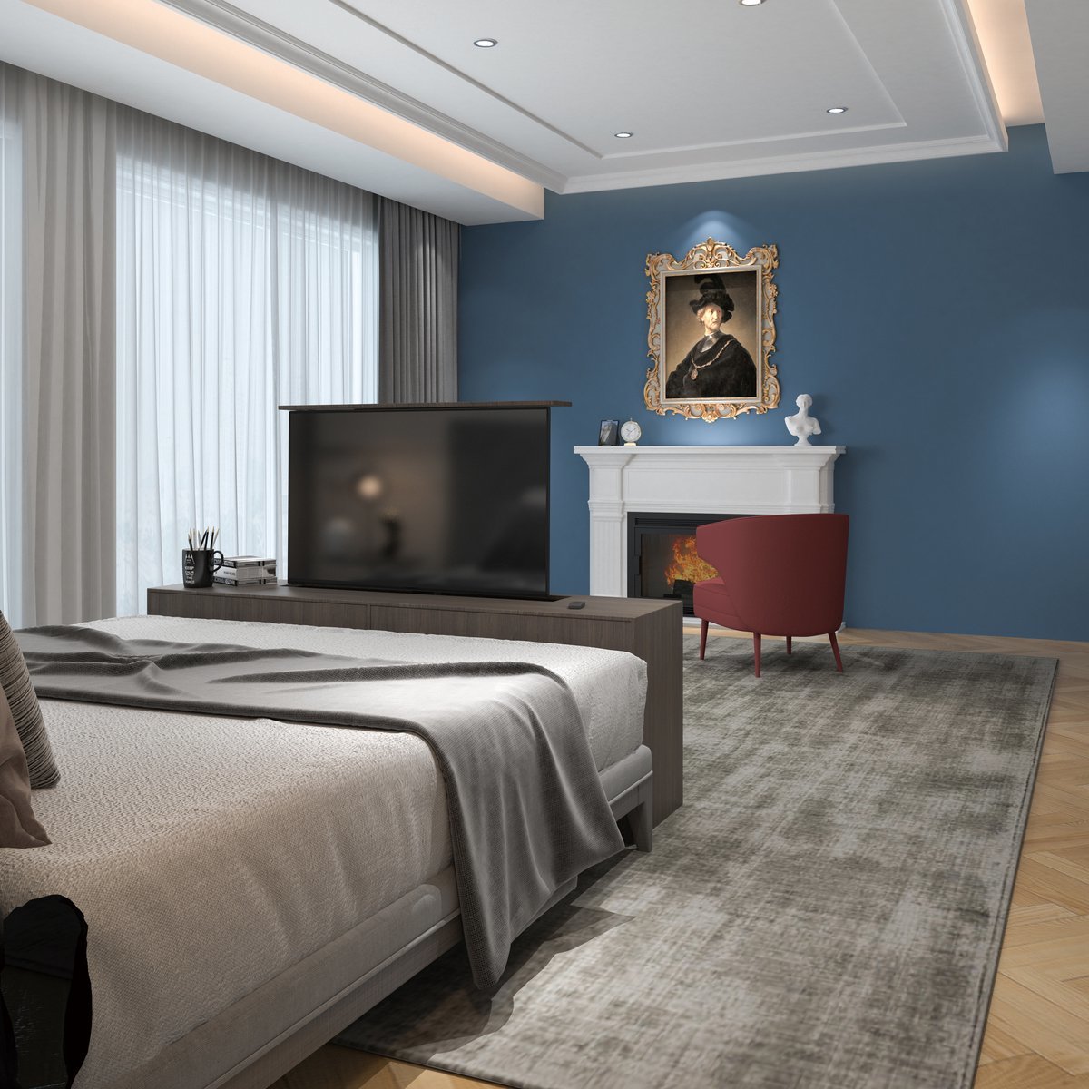 Golden Note GN33-2 elektrische lift geschikt voor 32 tot 65 inch televisie, met afstandsbediening