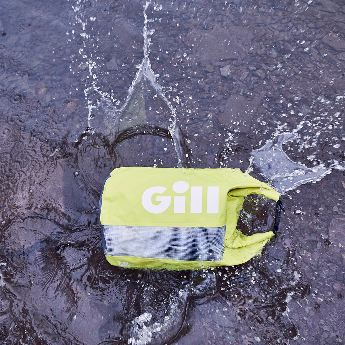 Gill Voyager Dry Bag 25L waterdichte tas geel
