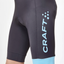 Craft Core Endurance Bibshort fietsbroek kort zwart met blauw heren