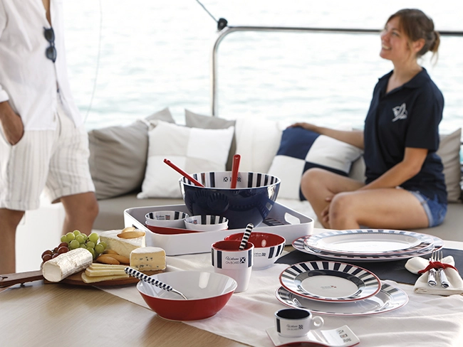 Marine Business Scheepsservies Venezia Saladeschaal met bestek