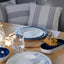 Marine Business Scheepsservies Summer Snackset blauw