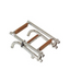 Allpa RVS Zwemtrap met 1+2 teak treden