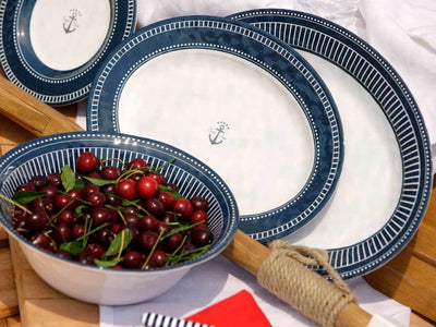 Marine Business Scheepsservies Sailor Soul Serveerschalen set 2 stuks