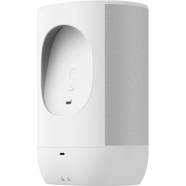 Sonos Move 2 wit draadloze luidspreker voor binnen- en buitenshuis gebruik