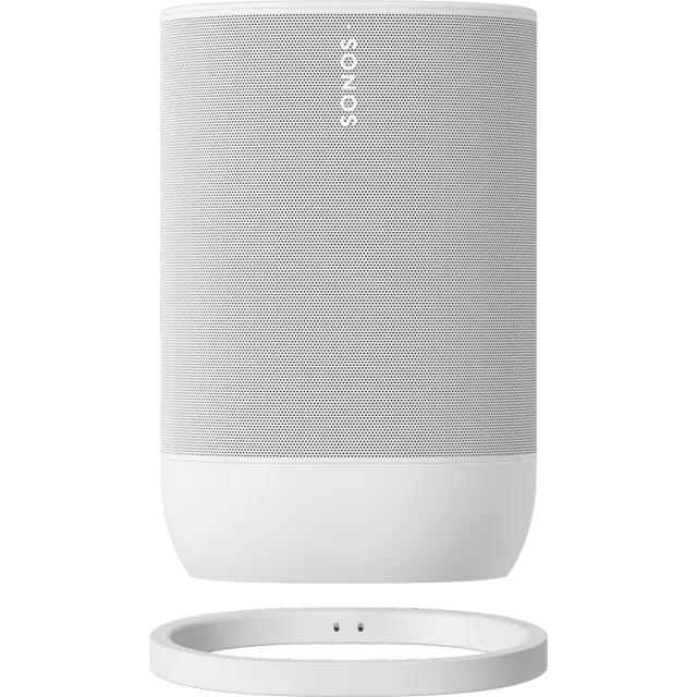 Sonos Move 2 wit draadloze luidspreker voor binnen- en buitenshuis gebruik