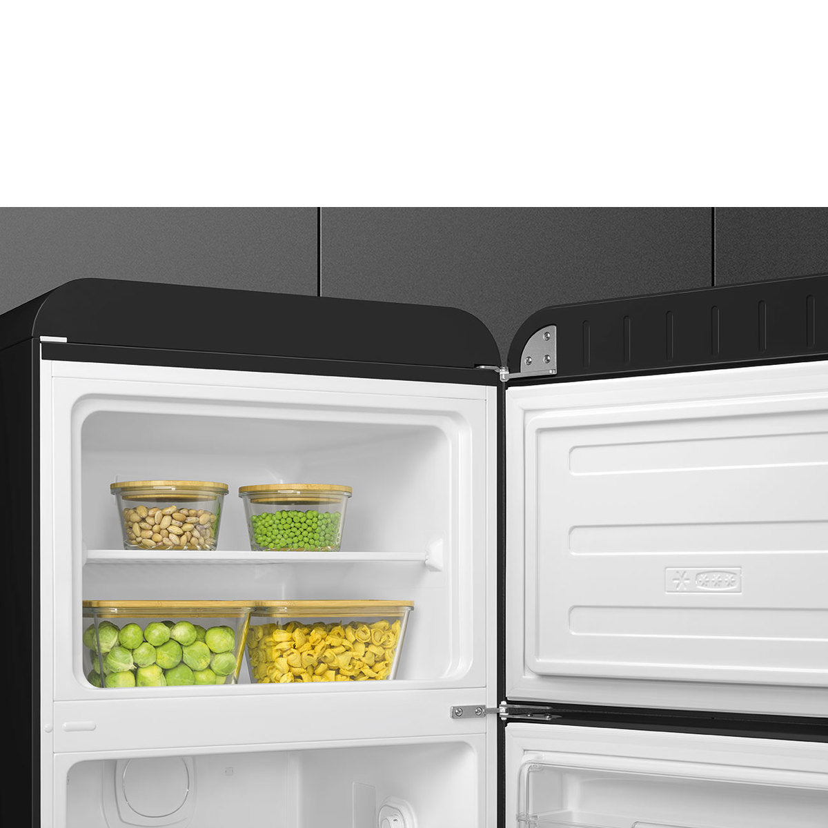 Smeg FAB30RBL5 Jaren 50 Model, deur draaiend naar rechts