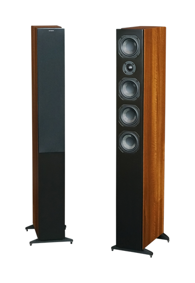 Scansonic L12 walnoot zuilluidspreker met 3-weg systeem