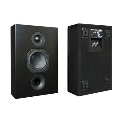 Scansonic L On Wall zwart wand luidspreker
