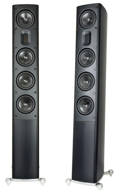 Scansonic MB5 B zwart ultra slanke hoogwaardig zuilluidspreker met 500,= inruilkorting