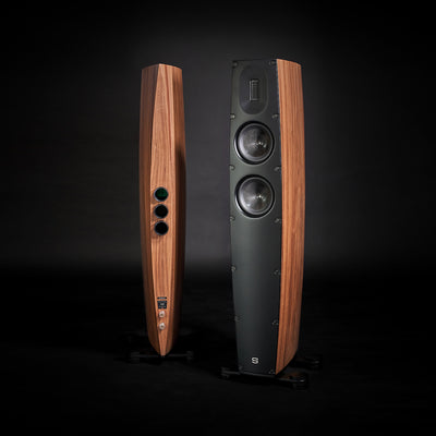 Scansonic Q3 walnoot High End 2.5 weg zuilluidspreker