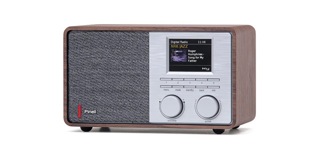 Pinell Supersound201W-walnut internet radio en DAB+