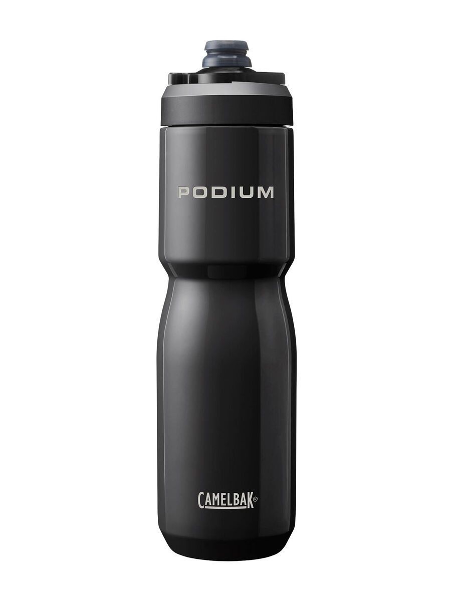 Camelbak Podium Steel 650 ml geïsoleerde bidon zwart