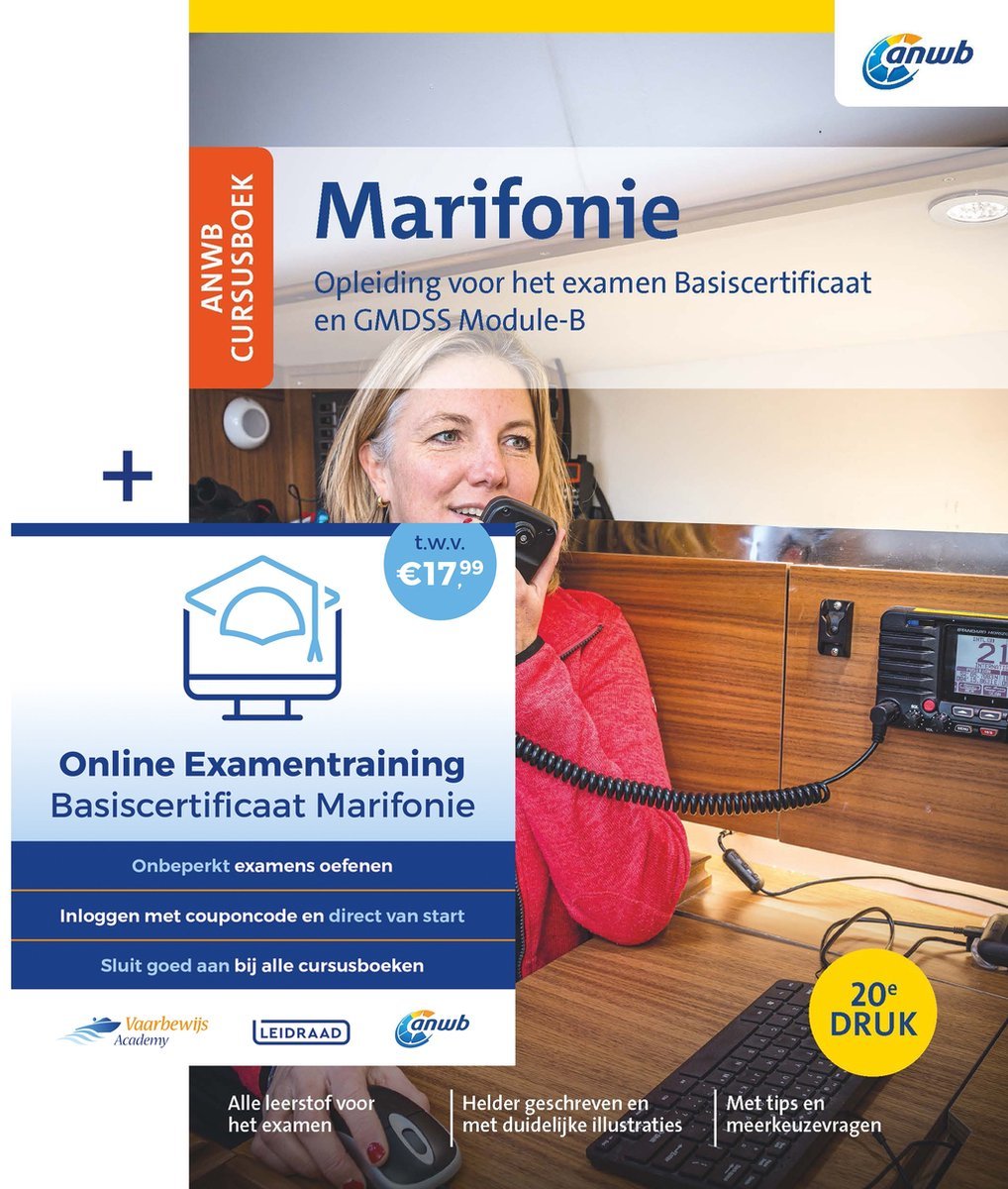 ANWB Cursusboek Marifonie met online examentraining (20e druk)
