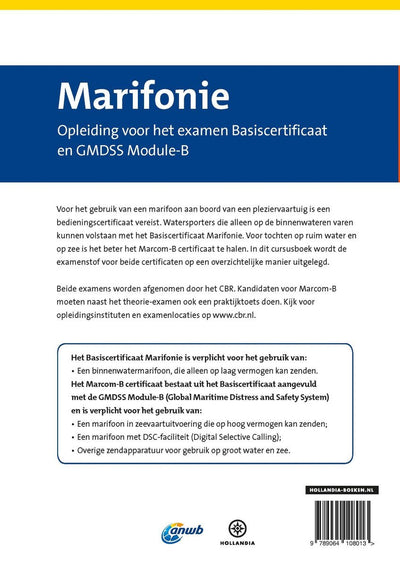 ANWB Cursusboek Marifonie met online examentraining (20e druk)