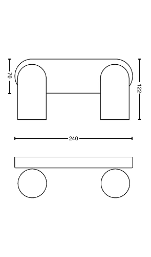 Philips Pongee bar/tube 2xNW