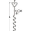 Seilflechter Grondanker 420 mm spiraal met oog