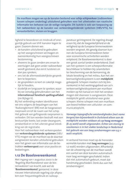 ANWB Cursusboek Marifonie (20e druk)