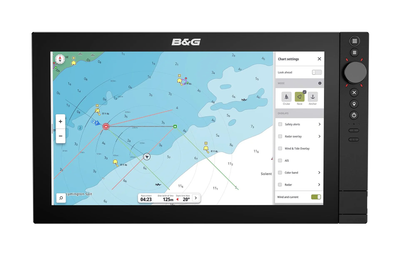 B&G Zeus SR-12 MFD kaartplotter 12 inch SolarMAX display world basemap