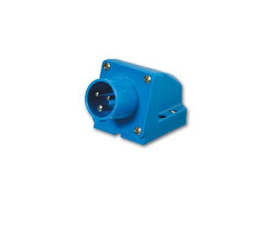 Hollex CEE Walaansluitdoos opbouw 3P 16A 230 Volt blauw