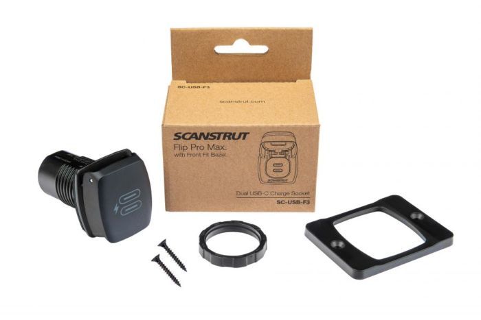 ScanStrut Flip Pro Max snellader IPX4 waterdicht 2 USB-C aansluiting 12-24 V