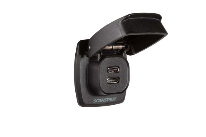 ScanStrut Flip Pro Max snellader IPX4 waterdicht 2 USB-C aansluiting 12-24 V