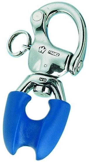 Wichard 2493 Snapsluiting met wartelend splitsoog 95 mm HR RVS