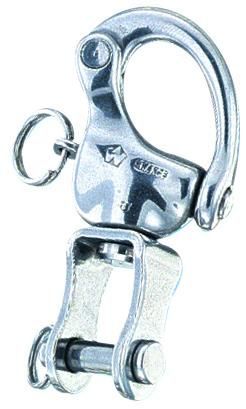 Wichard 2476 Snapsluiting met wartelende sluiting en borstbout 90 mm HR RVS