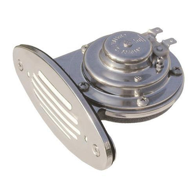 Hollex Inbouw Scheepshoorn 12V 123x68x82,5 mm volledig RVS