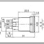 Hollex Puls Drukknop RVS 24V LED blauw