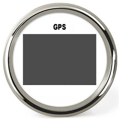 Hollex GPS Snelheidsmeter digitaal 12/24 Volt wit