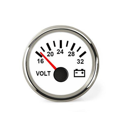 Hollex Voltmeter 24 Volt wit