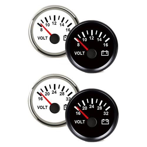 Hollex Voltmeter 24 Volt wit