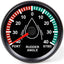 Hollex Roerstandmeter Type 2 ø85 mm inbouw 12/24 Volt 0-190 Ohm zwart (zonder transducer)